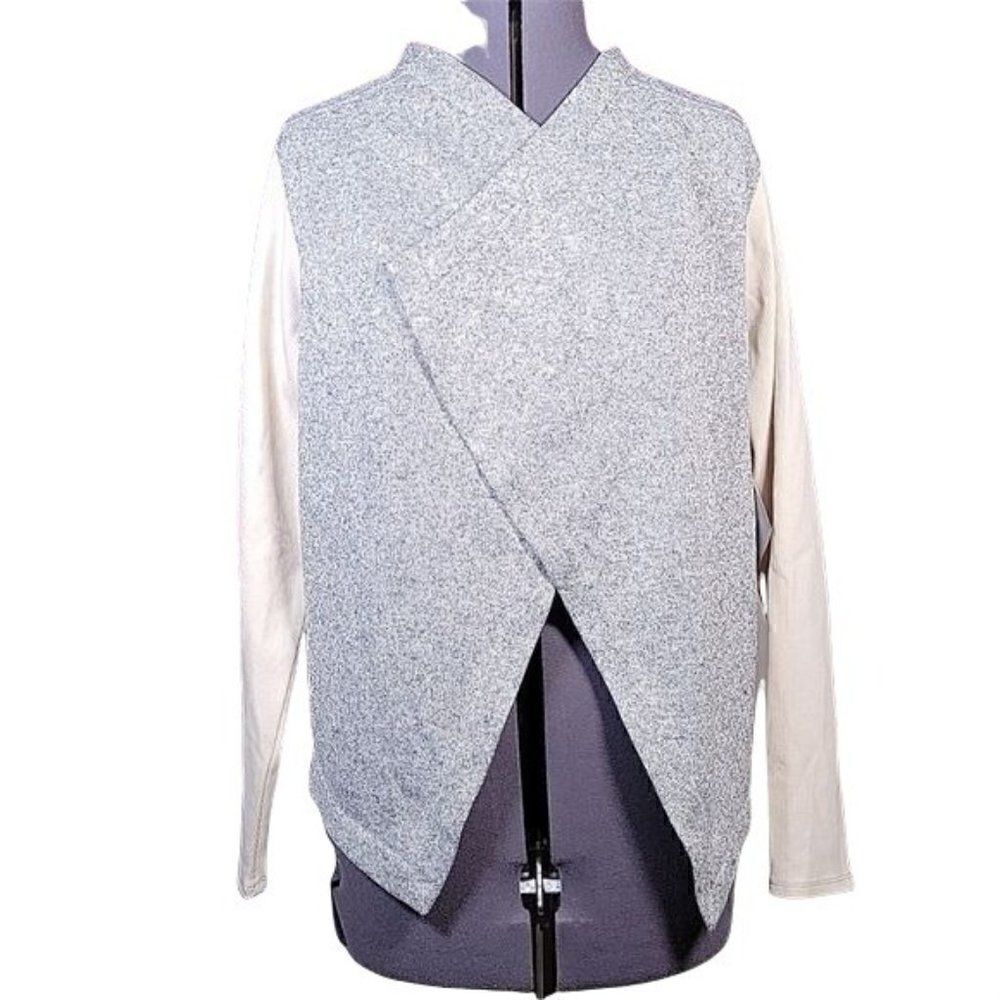 Eddie Bauer Two-Toned Open Cardigan Sz S